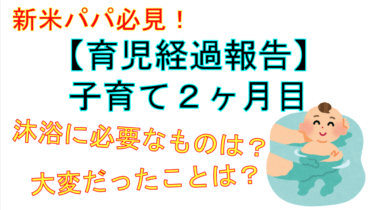 【子育て・育児ブログ  0歳2ヶ月目】費用や大変だったことなどの育児経過報告